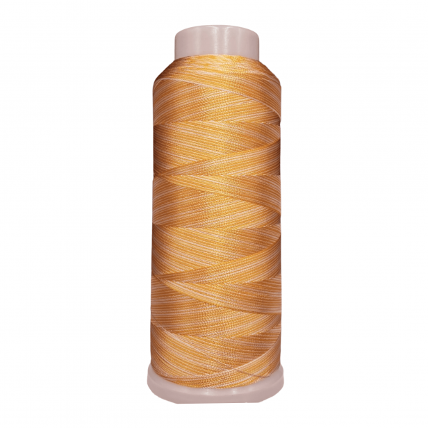 Нитка "WTTE", искусственный шелк - вискоза, для машинной вышивки, намотка: 3000 ярд, цвет: K002.