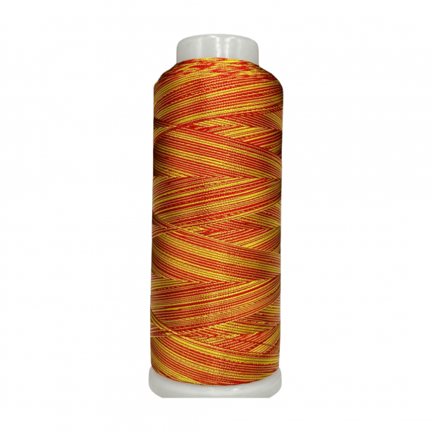 Нитка "WTTE", искусственный шелк - вискоза, для машинной вышивки, намотка: 3000 ярд, цвет: K012.