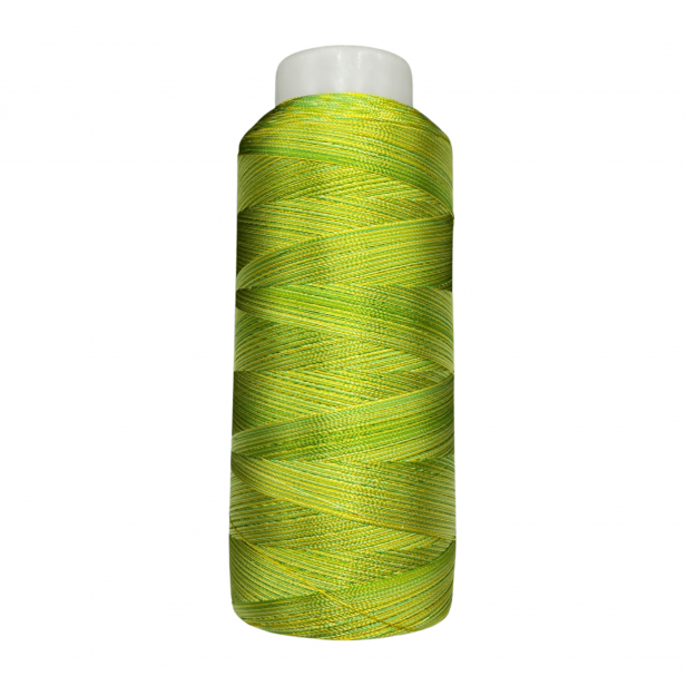 Нитка "WTTE", искусственный шелк - вискоза, для машинной вышивки, намотка: 3000 ярд, цвет: K036.
