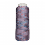 Нитка "WTTE", искусственный шелк - вискоза, для машинной вышивки, намотка: 3000 ярд, цвет: K039.