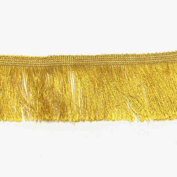 Бахрома люрекс, Индия, ширина: 7 см, цвет: gold, длина: 16.5м. Код товара: (2699g)