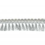 Бахрома люрекс, Индия, ширина: 4.5 см, цвет: silver, длина: 16.5м. Код товара: (6052s)