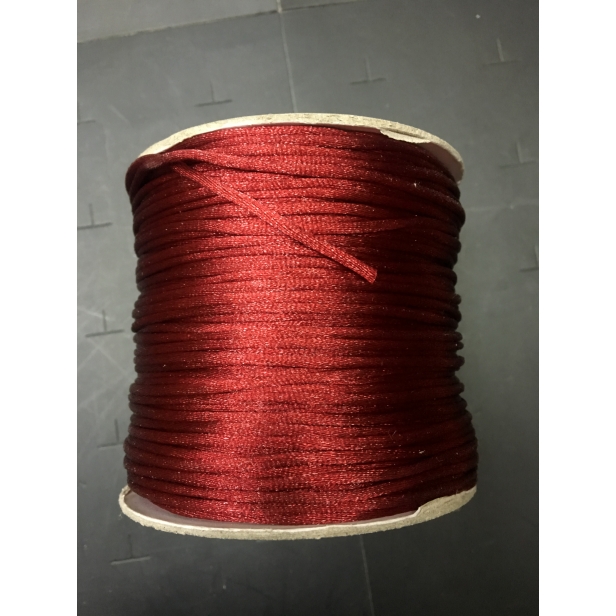 Шнур атласный нейлоновый плетеный 2мм TB-205 (128)